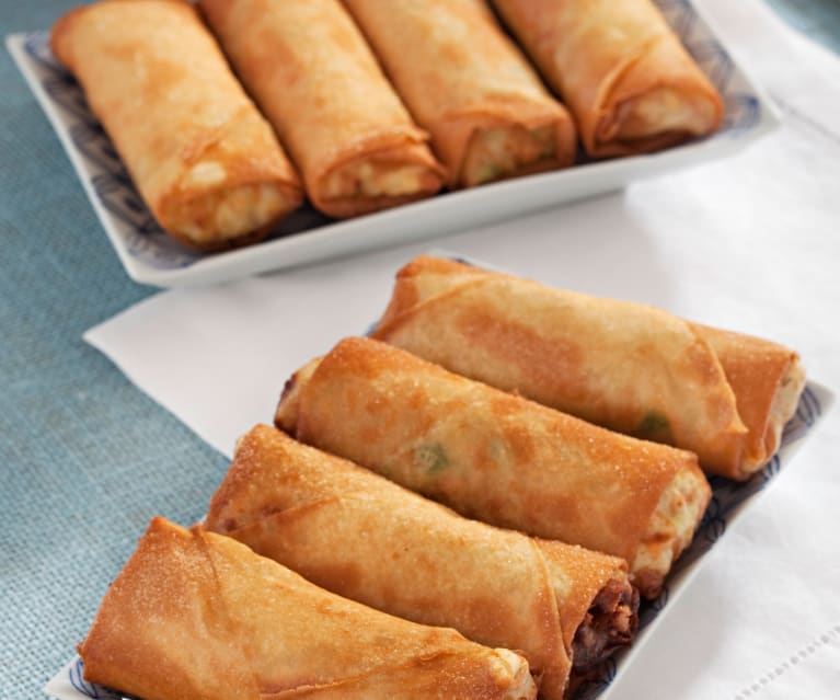 Involtini di gamberi