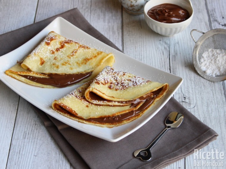 Crepes alla nutella