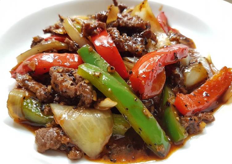 Black pepper beef