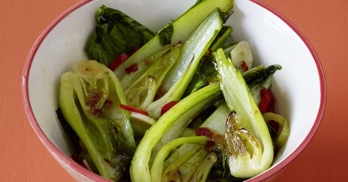Pak choi saltati