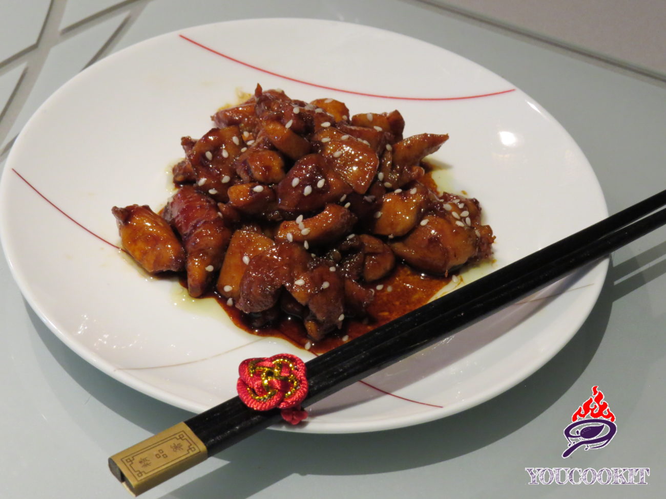 Pollo salsa teriyaki