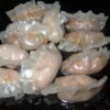 Ravioli di cristallo ripieni di gamberi