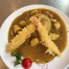 Riso al Curry e tempura di gamberi