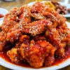 Dakgangjeong korean fried Chicken Spicy